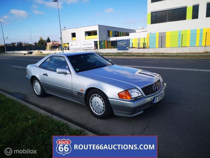 Mercedes-Benz 500 SL | 1990 | Route 66 Auctions, Auto's, Oldtimers, Bedrijf, Te koop, Mercedes-Benz, Benzine, Overige carrosserie