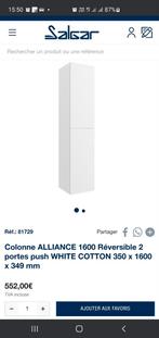 Colonne salle de bain SALGAR 1600cm neuve, Enlèvement