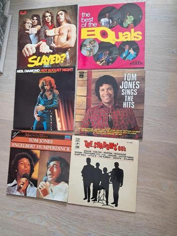 8 LP's,Slade, The Equals,NeilDiamond,Tom Jones,,Engelbert Hu beschikbaar voor biedingen