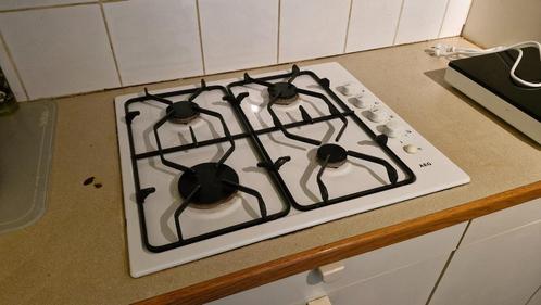 AEG gasfornuis / gasplaat (inbouw, 4 pitten, 58x50 cm), Elektronische apparatuur, Kookplaten, Gebruikt, Inbouw, Gas, 4 kookzones