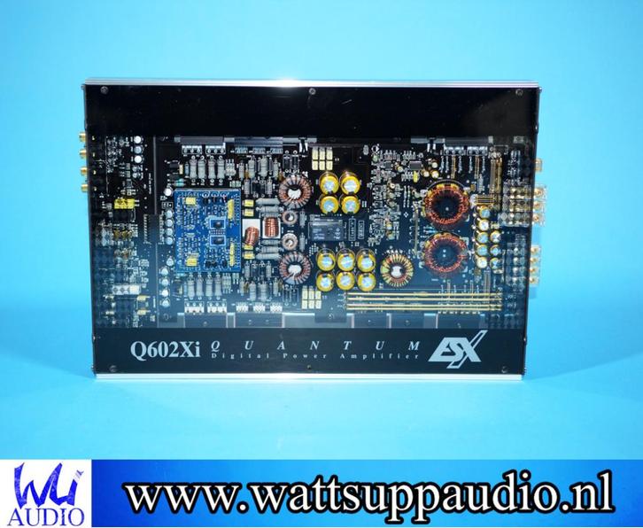 ESX Q602Xi 2 kanaals / mono versterker SQ / 2 x 325W RMS, Auto diversen, Autospeakers, Gebruikt, Ophalen of Verzenden