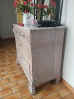 Ancienne commode avec plateau en marbre, Antiek en Kunst, Ophalen
