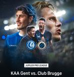 1 wedstrijdticket KAA Gent Club Brugge, Ophalen of Verzenden