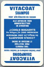 speelkaart - LK8637 - Vitacoat shampoo, Zo goed als nieuw, Verzenden, Speelkaart(en)