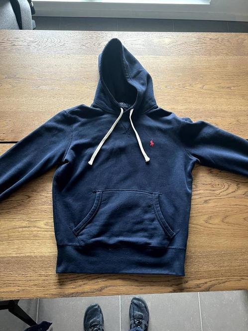 Ralph Lauren hoodie trui XS blauw rood logo, Kleding | Heren, Truien en Vesten, Gedragen, Maat 46 (S) of kleiner, Blauw, Ophalen of Verzenden