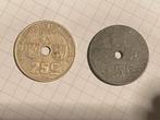 Belgie 2 munten van 25 cent, Postzegels en Munten, Ophalen