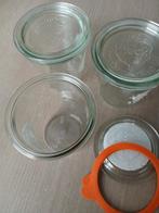 3 weckpotjes, Ophalen