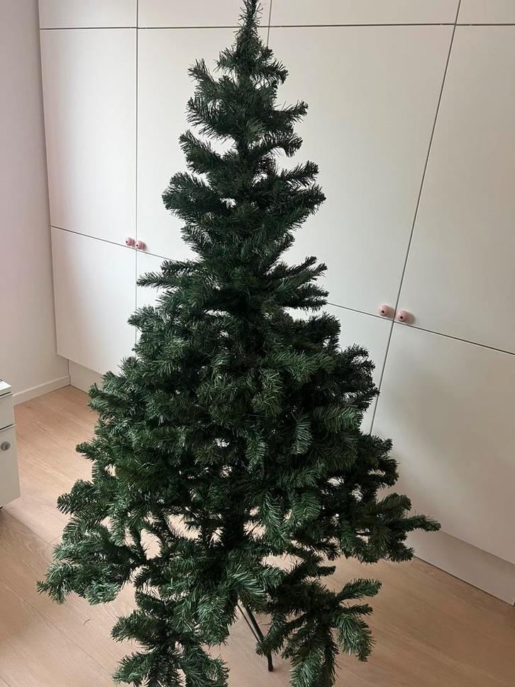 1m80 kerstboom - kunstkerstboom, Diversen, Kerst, Zo goed als nieuw, Ophalen