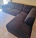 Donkergrijze hoekzetel – praktisch en comfortabel, Ophalen, Gebruikt, Stof