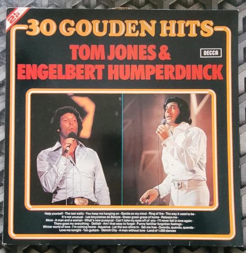 Double LP Tom Jones & Engelbert Humperkinck, CD & DVD, Vinyles | Pop, Utilisé, 1960 à 1980, Enlèvement ou Envoi