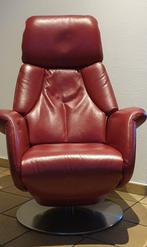 Relaxzetel donkerrood, electrisch verstelbaar, oplaadbaar, Huis en Inrichting, Ophalen, Past bij modern en klasiek, 75 tot 100 cm