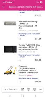 Microgolf, Elektronische apparatuur, Ophalen