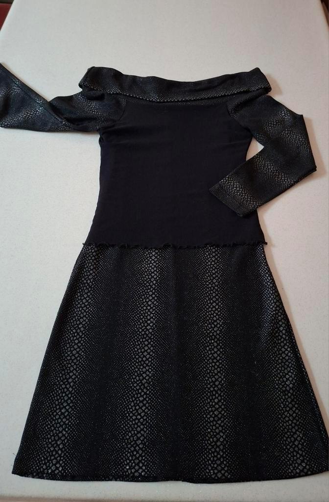 Tres jolie Robe effet python T. M “Rectangle Blanc Paris, Kleding | Dames, Jurken, Zo goed als nieuw, Wit, Boven de knie, Verzenden