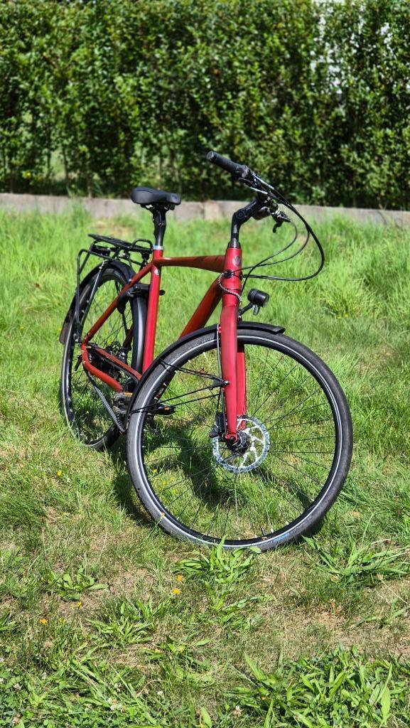Velo de Ville A400 allround 28" 14 Rohloff Frame 56cm Red, Fietsen en Brommers, Fietsen | Heren | Herenfietsen, Zo goed als nieuw