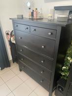 Commode 6 tiroirs IKEA hemnes brum noir, Maison & Meubles, Armoires | Commodes, Comme neuf