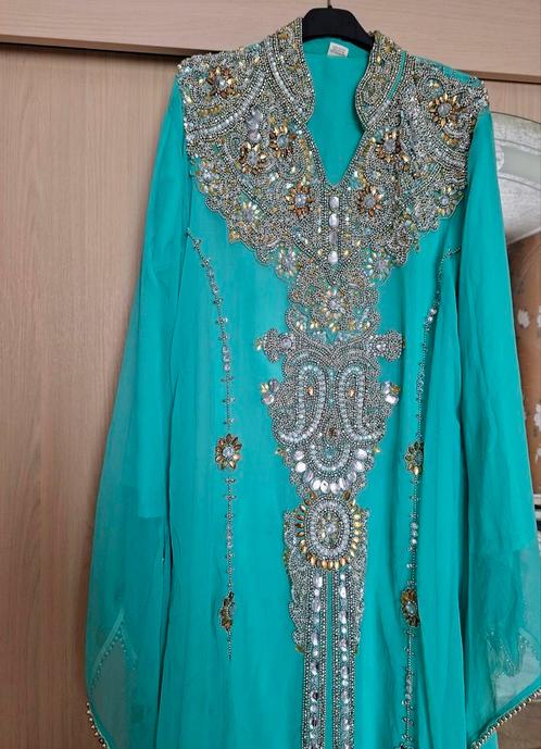 Kaftanjurk uit Dubai, Kleding | Dames, Gelegenheidskleding, Gedragen, Galajurk, Maat 46/48 (XL) of groter, Overige kleuren, Ophalen of Verzenden