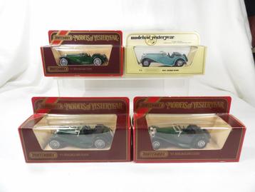 KA04 Models of Yesteryear - Y01 Jaguar lot of 4 disponible aux enchères