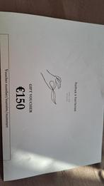 Cadeaubon €150 restaurant Elsene, Tickets en Kaartjes, Kortingen en Cadeaubonnen, Cadeaubon