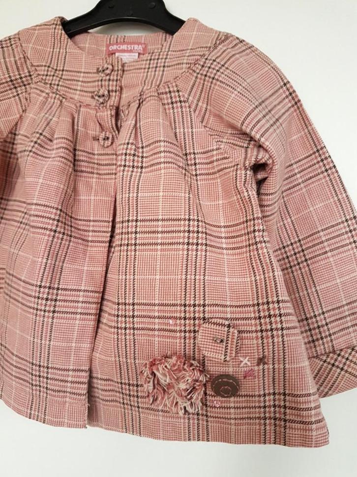 ORCHESTRA - Veste tons roses - T.18 mois/80cm, Kinderen en Baby's, Babykleding | Maat 80, Gebruikt, Meisje, Jasje, Ophalen of Verzenden