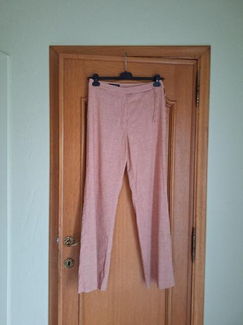 Pantalon couleur saumon - Taille 38 - impeccable, Kleding | Dames, Broeken en Pantalons, Zo goed als nieuw, Maat 38/40 (M), Overige kleuren