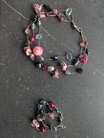 Halsketting en armband, Handtassen en Accessoires, Kettingen, Ophalen, Gebruikt