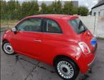 Fiat 500 0.9 essence, 162.000 kms, prête à l'immatriculation, Cuir, Achat, 99 g/km, Rouge