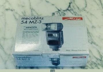 Metz mecablitz 54 MZ-3 SCA 300/3002 Minolta beschikbaar voor biedingen