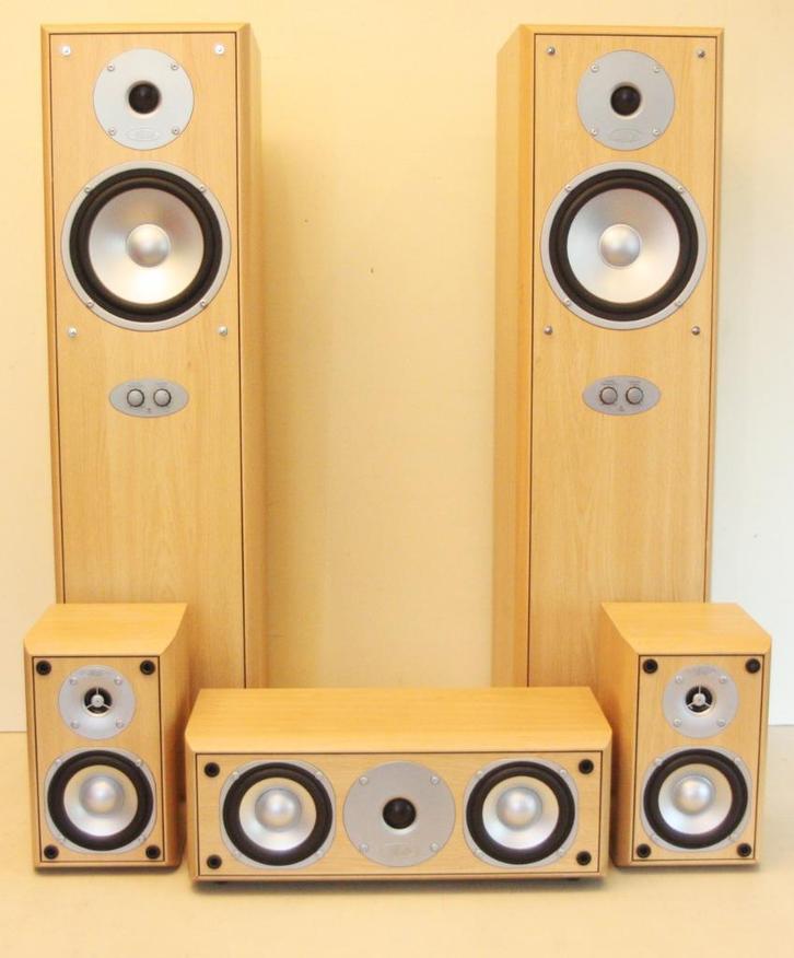 Eltax 1368 Evolution Power Tower / 600 Watts / 4 - 8 Ohms, Audio, Tv en Foto, Luidsprekerboxen, Zo goed als nieuw, Complete surroundset