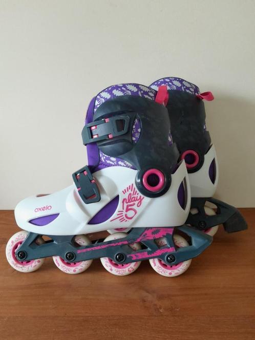 rollers + set de protection + casque, Sports & Fitness, Patins à roulettes alignées, Rollers 4 roues en ligne, Femmes, Enfants