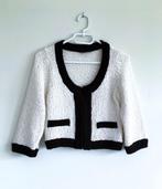 Fransa - Stijlvol Gebreid Vestje - S, Verzenden, Fransa, Wit, Zo goed als nieuw