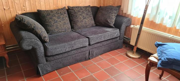 Grote zelel met inbegrip van alle kussens, Huis en Inrichting, Zetels | Zetels, Gebruikt, Rechte bank, 200 tot 250 cm, 75 tot 100 cm