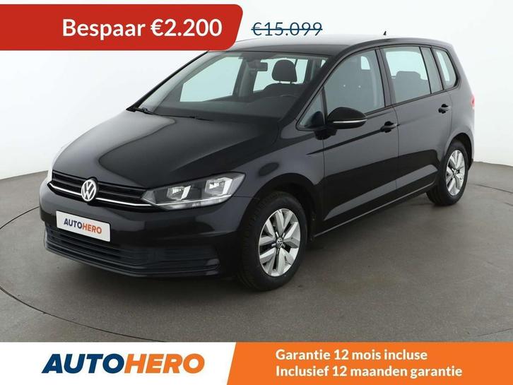 Volkswagen Touran 1.6 TDI Trendline BlueMotion (bj 2016), Auto's, Volkswagen, Te koop, Touran, ABS, Adaptive Cruise Control, Airbags