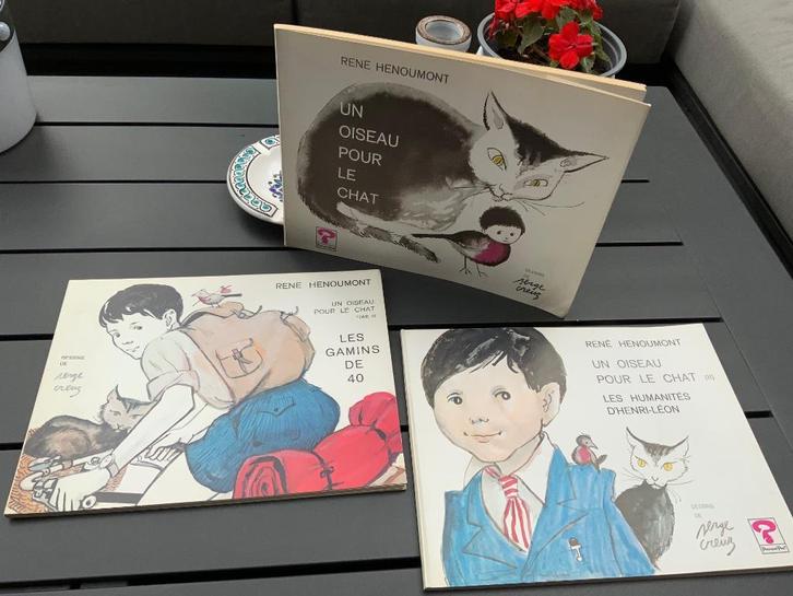 Trois tomes de René Henoumont, Livres, Romans, Utilisé, Belgique, Enlèvement ou Envoi