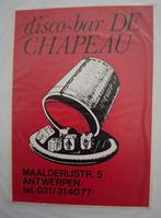 F : sticker dansant pour bar disco De Chapeau Antwerp, Enlèvement ou Envoi, Comme neuf, Société ou Association