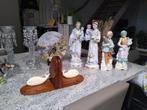 Antieke beeldjes + kandelaars enz., Ophalen