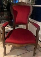 Sint zetel stoel Sinterklaas bordeau rood houten, Ophalen