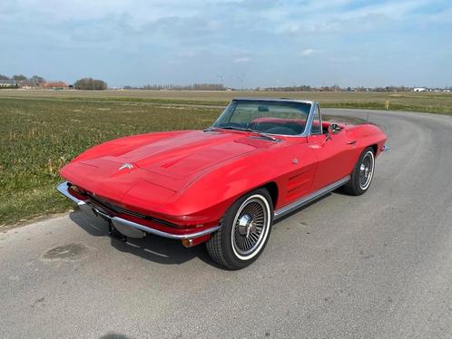 Chevrolet Corvette C2 1964, Auto's, Chevrolet, Bedrijf, Te koop, Corvette, Benzine, Cabriolet, 2 deurs, Handgeschakeld, Rood, Overige kleuren