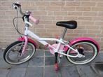 Meisjesfiets 16" in nieuwstaat, Fietsen en Brommers, Ophalen, B-Twin, 16 inch, Handrem
