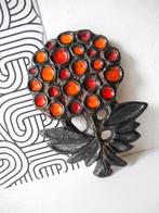 Décoration murale avec de fleurs de lave - Van Erp/Perignem, Antiquités & Art, Enlèvement ou Envoi