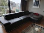 lederen hoeksalon, Huis en Inrichting, Ophalen, Zo goed als nieuw, Hoekbank, Leer