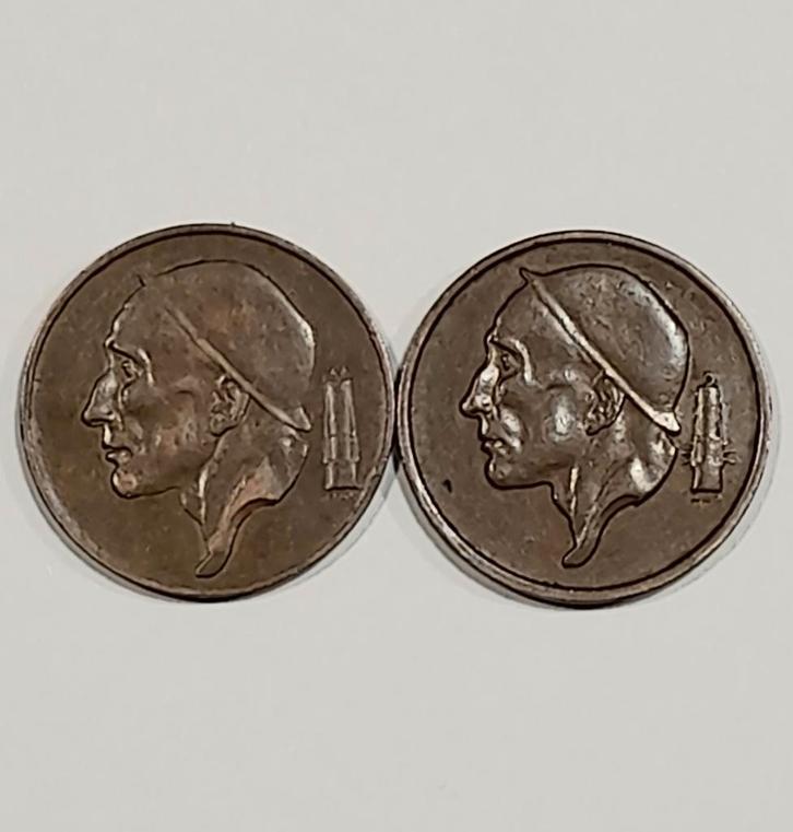Mineur de type bronze monétaire à 50 cents (854), Timbres & Monnaies, Monnaies | Belgique, Bronze, Enlèvement ou Envoi