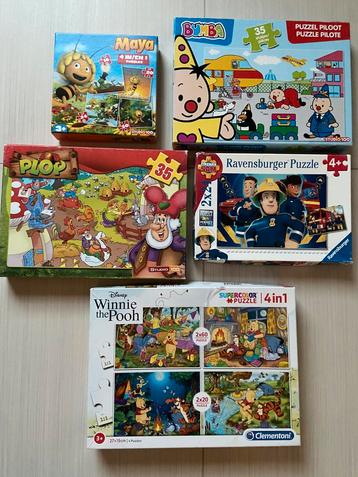 12 puzzels - studio 100 - disney - brandweerman sam beschikbaar voor biedingen