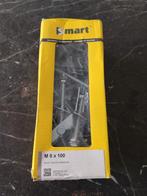 Kipankers + draadstang M8x100, Ophalen of Verzenden, Nieuw