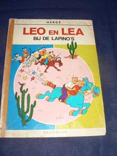 Leo en Lea bij de lapino's Casterman Hergé 1969, Boeken, Stripverhalen, Gelezen, Eén stripboek, Ophalen
