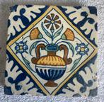 Antieke tegel bloempot kwadraat 17de eeuw bodemvondst, Antiek en Kunst, Ophalen of Verzenden