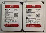 2 Western Digital Red NAS HDD 8 TB, Informatique & Logiciels, Disques durs, Comme neuf, Interne, Desktop, NAS