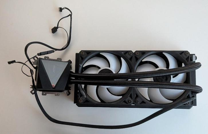 MSI Mag Coreliquid i240 waterkoeling, Informatique & Logiciels, Refroidisseurs d'ordinateur, Comme neuf, Refroidisseur ordinateur à eau