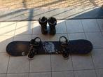 Snowboard 147 + bindingen M + boots 38.5, Ophalen, Gebruikt, Bindingen