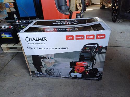 Kremer KR200H - Hogedrukreiniger  op Benzine, Tuin en Terras, Hogedrukreinigers, Nieuw, Benzine, Ophalen