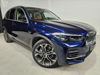 BMW X5 3.0AS xDrive 45e, Auto's, Automaat, 4 cilinders, Blauw, Leder